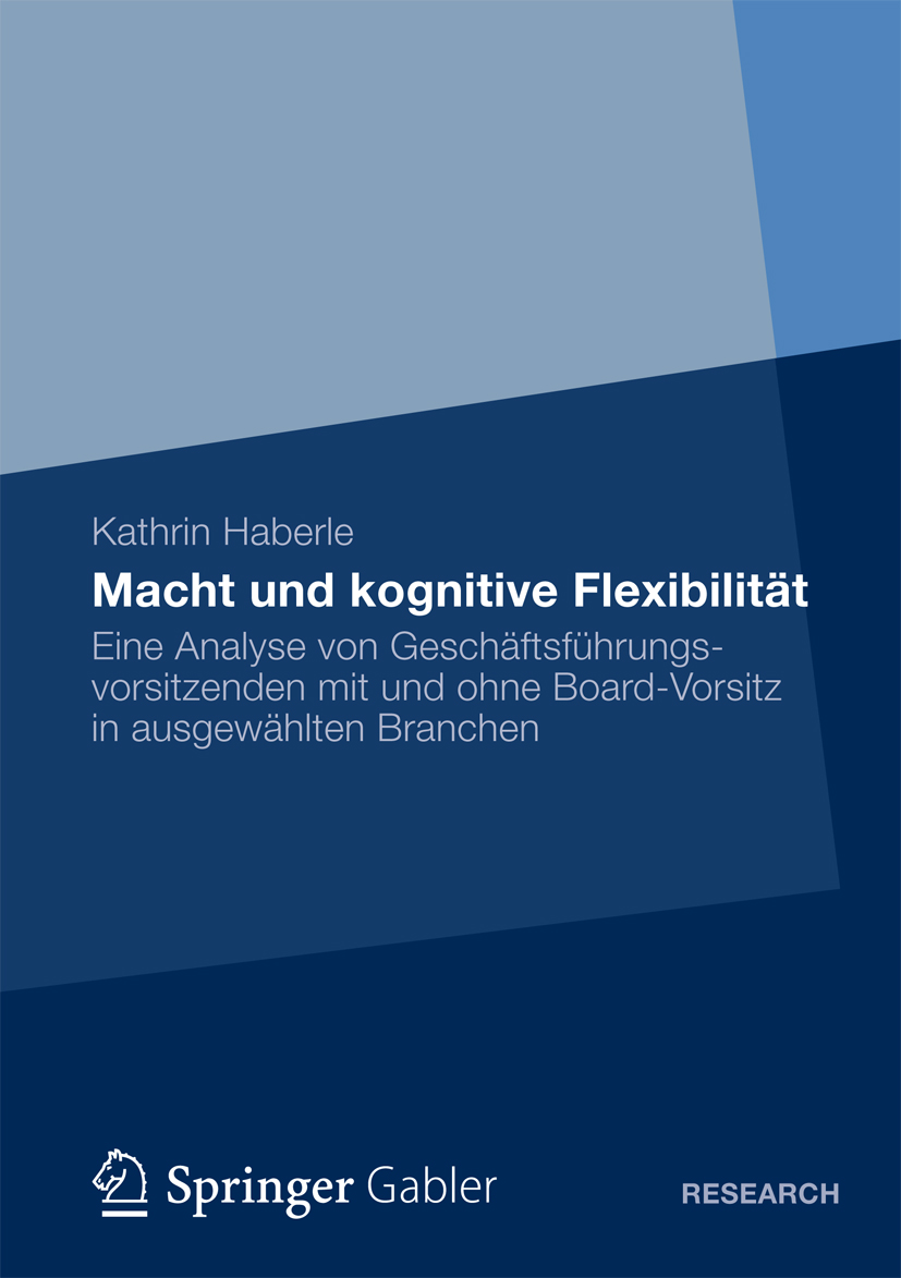 Macht und kognitive Flexibilität - Kathrin Haberle - E-Book