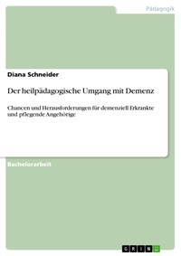 Der heilpädagogische Umgang mit Demenz - Diana Schneider - E-Book