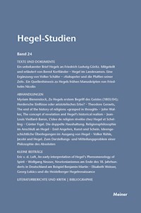 Hegel-Studien Band 24 -  - E-Book
