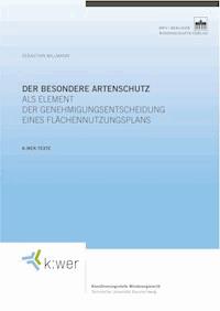 Der besondere Artenschutz als Element der Genehmigungsentscheidung eines Flächennutzungsplans - Sebastian Willmann - E-Book