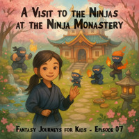 Fantasy Journeys for Kids, Episode 7: A Visit to the Ninjas at the Ninja Monastery (ungekürzt) - Claudia Schröder - Hörbuch