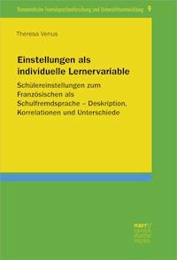 Einstellungen als individuelle Lernervariable - Theresa Venus - E-Book
