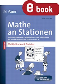 Mathe an Stationen Multipliaktion & Division 3-4 - Silke Petersen - E-Book