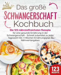 Schwangerschaft Kochbuch: Die 123 nährstoffreichsten Rezepte für eine gesunde Ernährung in der Schwangerschaft - Schnell zubereitet zu jeder Tageszeit! Inkl. 4 Wochen Ernährungsplan & Nährwertangaben - Kitchen King - E-Book