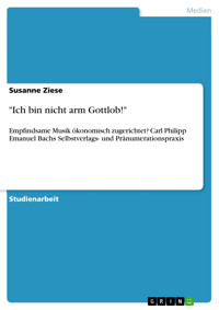 "Ich bin nicht arm Gottlob!" - Susanne Ziese - E-Book