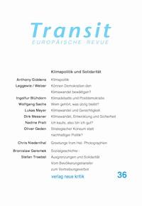 Transit 36. Europäische Revue - Anthony Giddens - E-Book