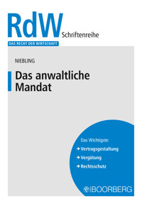 Das anwaltliche Mandat - Jürgen Niebling - E-Book