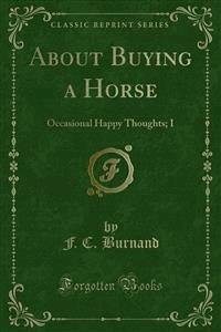 About Buying a Horse - F. C. Burnand - E-Book