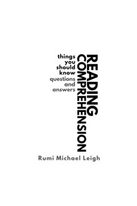 Reading Comprehension - Rumi Michael Leigh - E-Book