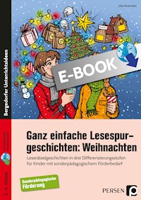 Ganz einfache Lesespurgeschichten: Weihnachten - Julia Rosendahl - E-Book