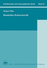 Russisches Konzernrecht - Jürgen Telke - E-Book