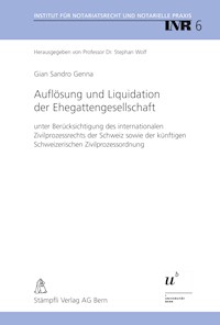 Auflösung und Liquidation der Ehegattengesellschaft - Gian Sandro Genna - E-Book