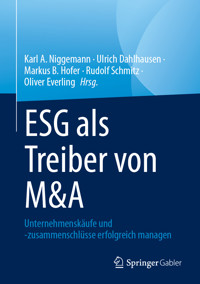 ESG als Treiber von M&A -  - E-Book