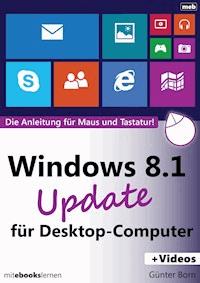 Windows 8.1 Uрdate für Desktop-Computer - Günter Born - E-Book