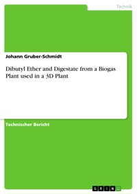 Dibutyl Ether and Digestate from a Biogas Plant used in a 3D Plant - Johann Gruber-Schmidt - E-Book