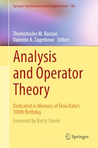 Analysis and Operator Theory -  - E-Book