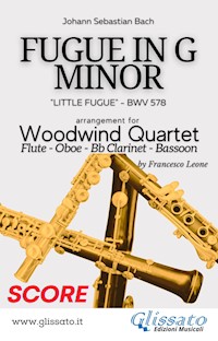 (Score) Little Fugue - Woodwind Quartet - Johann Sebastian Bach - E-Book