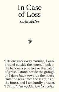 In Case of Loss - Lutz Seiler - E-Book