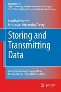 Storing and Transmitting Data - Rudolf Ahlswede - E-Book