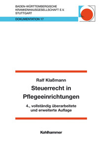 Steuerrecht in Pflegeeinrichtungen - Peter Klaßmann - E-Book