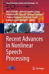 Recent Advances in Nonlinear Speech Processing -  - E-Book
