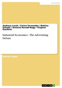 Industrial Economics - The Advertising Debate - Andreas Lorek - E-Book