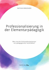 Professionalisierung in der Elementarpädagogik. Was sind die Schlüsselkompetenzen von pädagogischen Fachkräften? - Mathias Bregenzer - E-Book
