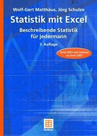 Statistik mit Excel - Wolf-Gert Matthäus - E-Book