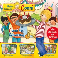 04: Conni hat Geburtstag / Conni backt Pizza / Conni geht in den Zoo / Conni geht verloren (Vier Hörspiele zur TV-Serie) - Liane Schneider - Hörbuch