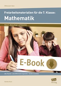 Freiarbeitsmaterialien f. d. 7. Klasse: Mathematik - Günther Koch - E-Book