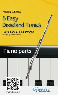 Flute & Piano "6 Easy Dixieland Tunes" piano parts - traditional American - E-Book