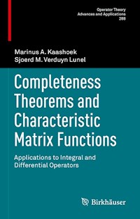 Completeness Theorems and Characteristic Matrix Functions - Marinus A. Kaashoek - E-Book