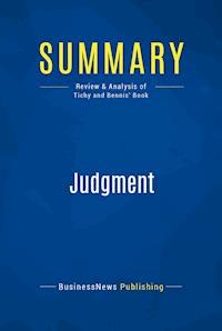 Summary: Judgment - BusinessNews Publishing - E-Book