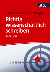 Richtig wissenschaftlich schreiben - Helga Esselborn-Krumbiegel - E-Book