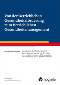 Von der Betrieblichen Gesundheitsförderung zum Betrieblichen Gesundheitsmanagement - Lotte Horstmeier - E-Book