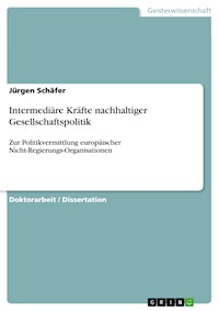 Intermediäre Kräfte nachhaltiger Gesellschaftspolitik - Jürgen Schäfer - E-Book