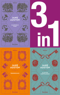 Jane Austen: Drei Romane in einem E-Book (3-in-1-Bundle). Mansfield Park, Kloster Northanger, Überredung - Jane Austen - E-Book