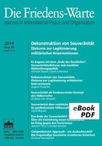 Die Friedens-Warte Heft 3-4/2014, Jg. 89 -  - E-Book