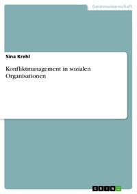 Konfliktmanagement in sozialen Organisationen - Sina Krehl - E-Book