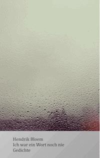 Ich war ein Wort noch nie - Hendrik Bloem - E-Book