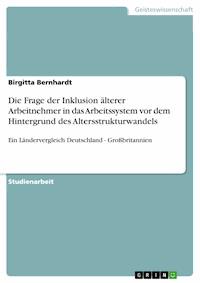 Die Frage der Inklusion älterer Arbeitnehmer in das Arbeitssystem vor dem Hintergrund des Altersstrukturwandels - Birgitta Bernhardt - E-Book