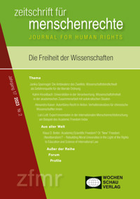 Die Freiheit der Wissenschaften - - E-Book
