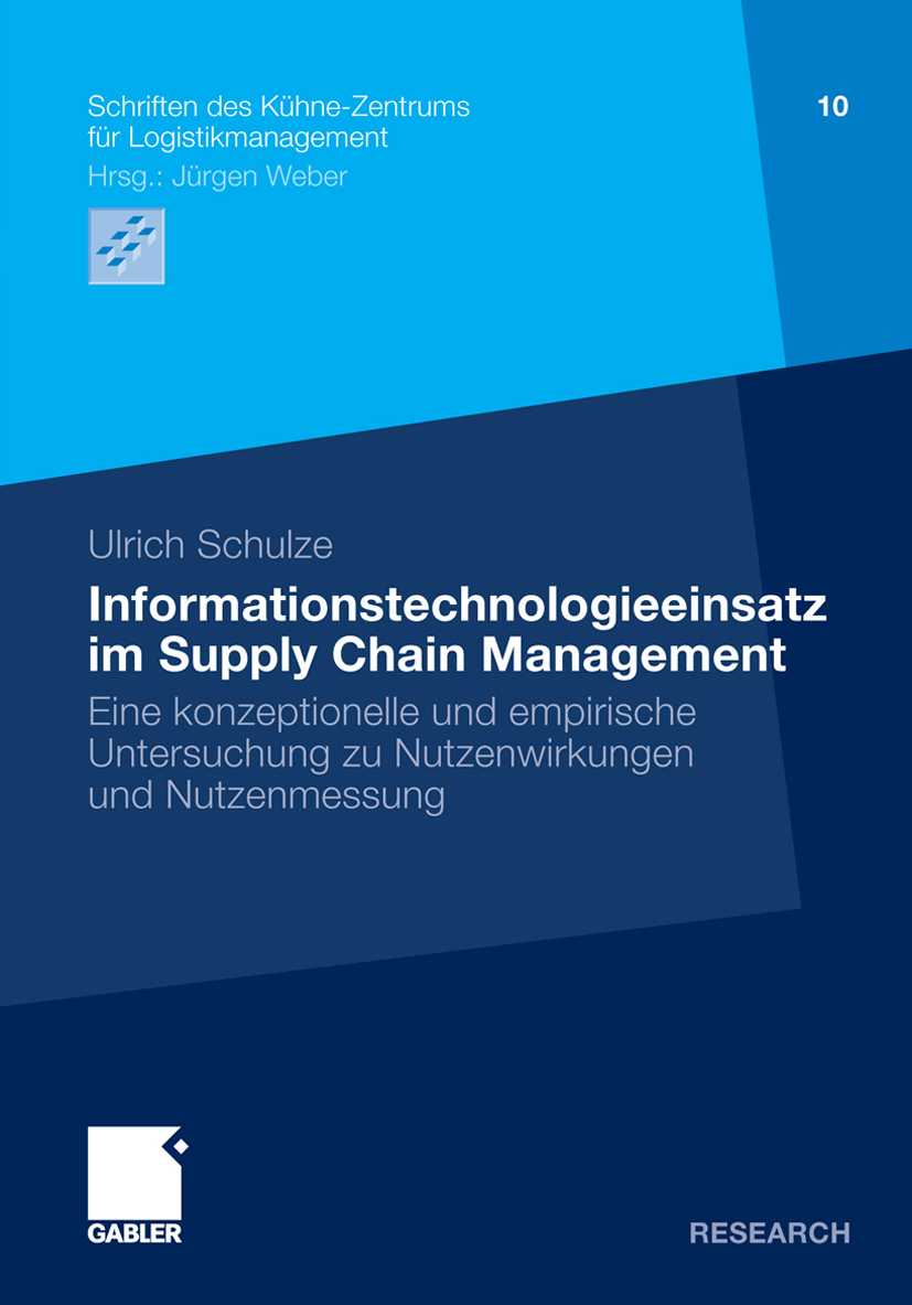 Informationstechnologieeinsatz im Supply Chain Management - Ulrich Schulze - E-Book