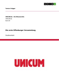 Die erste Offenburger Versammlung - Tamara Volgger - E-Book