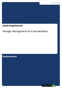 Storage Management in Unternehmen - Jakob Engelmartin - E-Book