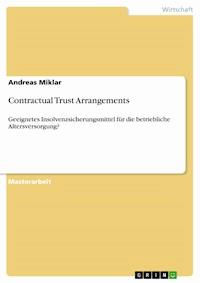 Contractual Trust Arrangements - Andreas Miklar - E-Book