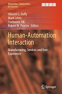 Human-Automation Interaction -  - E-Book