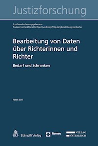 Bearbeitung von Daten über Richterinnen und Richter - Peter Bieri - E-Book
