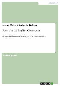 Poetry in the English Class-room - Jascha Walter - E-Book