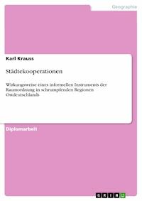 Städtekooperationen - Karl Krauss - E-Book